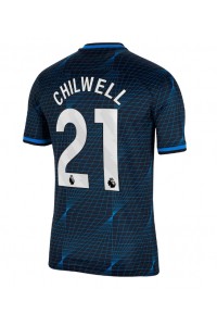 Fotbalové Dres Chelsea Ben Chilwell #21 Venkovní Oblečení 2023-24 Krátký Rukáv